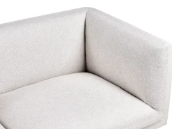 Discount Sofa dla 3 osób VORGOD Jasno Sofy Tapicerowane|Kolekcje Sof