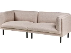 Hot Sofa dla 3 osób VORGOD Jasnobrązowy Sofy Tapicerowane|Kolekcje Sof