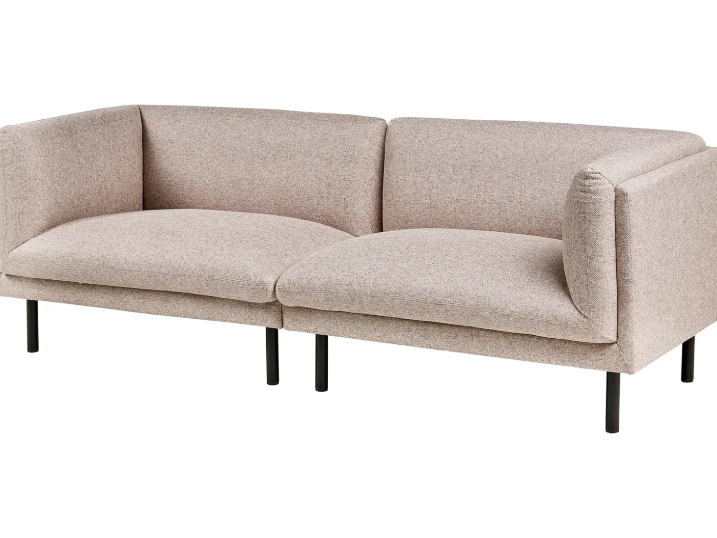 Hot Sofa dla 3 osób VORGOD Jasnobrązowy Sofy Tapicerowane|Kolekcje Sof