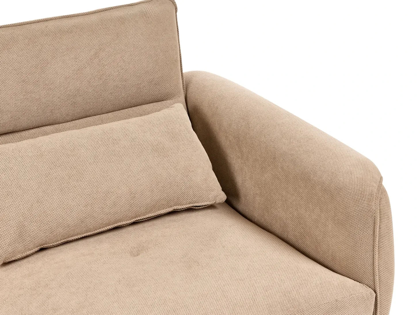 New Sofa dla 3 osób WETLAN Jasnobrązowy Sofy Tapicerowane|Wszystkie Sofy