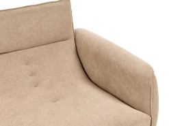 New Sofa dla 3 osób WETLAN Jasnobrązowy Sofy Tapicerowane|Wszystkie Sofy