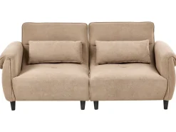 New Sofa dla 3 osób WETLAN Jasnobrązowy Sofy Tapicerowane|Wszystkie Sofy