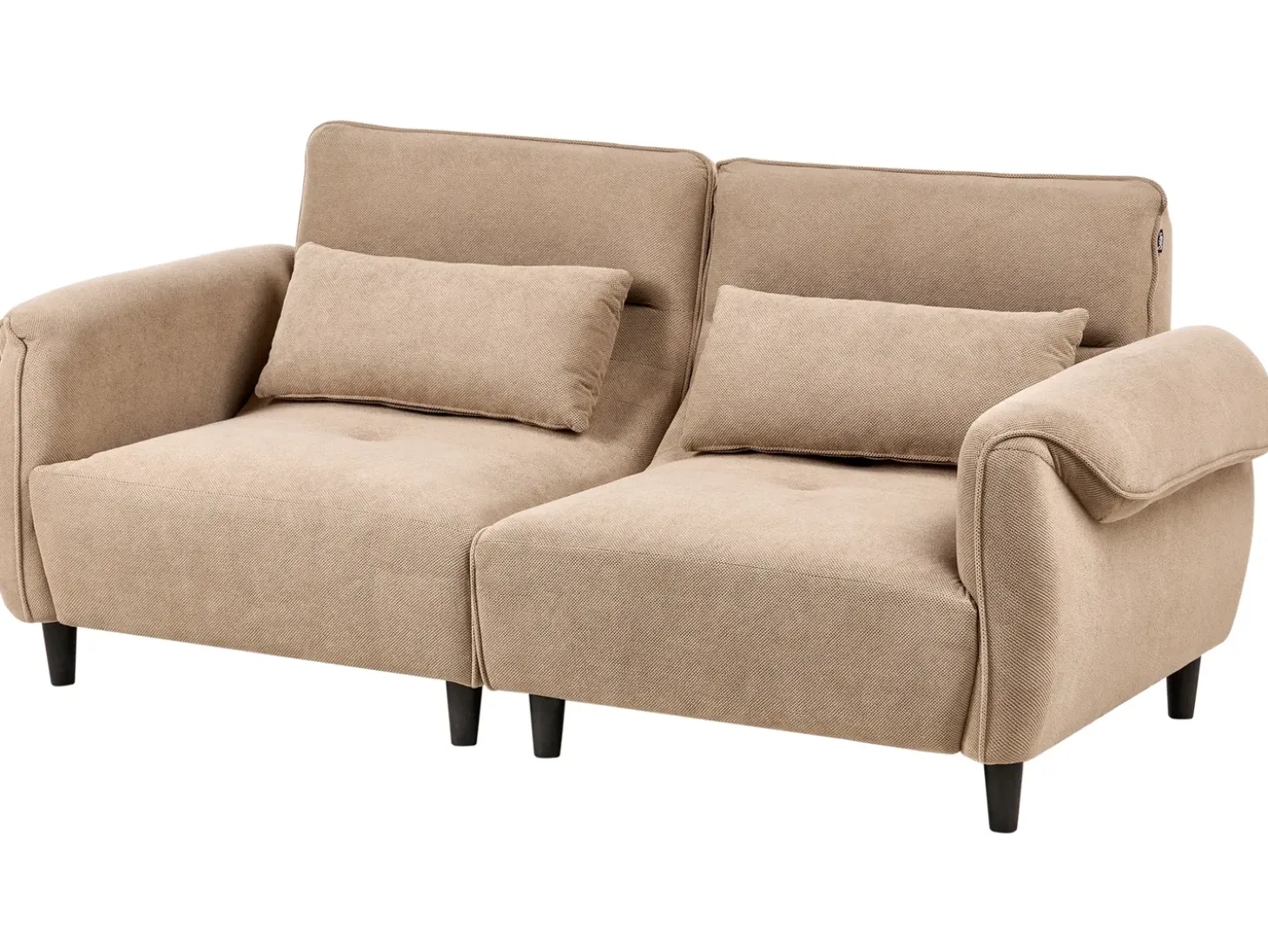 New Sofa dla 3 osób WETLAN Jasnobrązowy Sofy Tapicerowane|Wszystkie Sofy