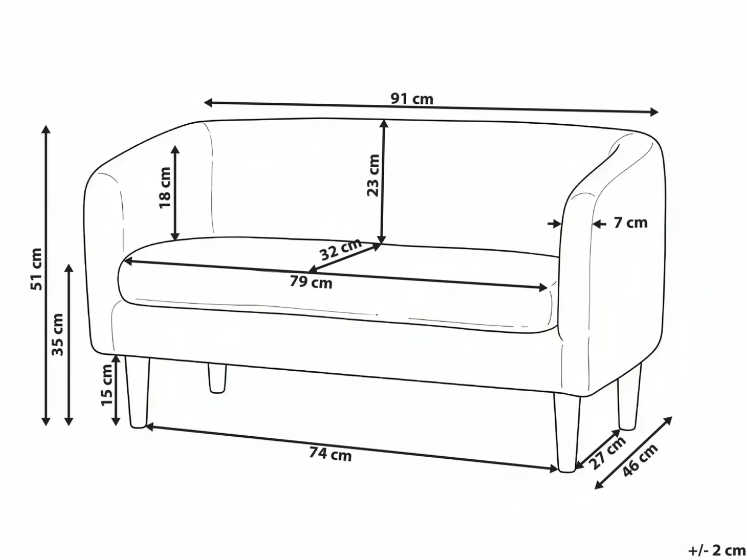 Clearance Sofa dziecięca DAGALI Boucle Biały Dzieci Sofy Dziecięce|Sofy Dziecięce