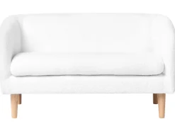 Clearance Sofa dziecięca DAGALI Boucle Biały Dzieci Sofy Dziecięce|Sofy Dziecięce