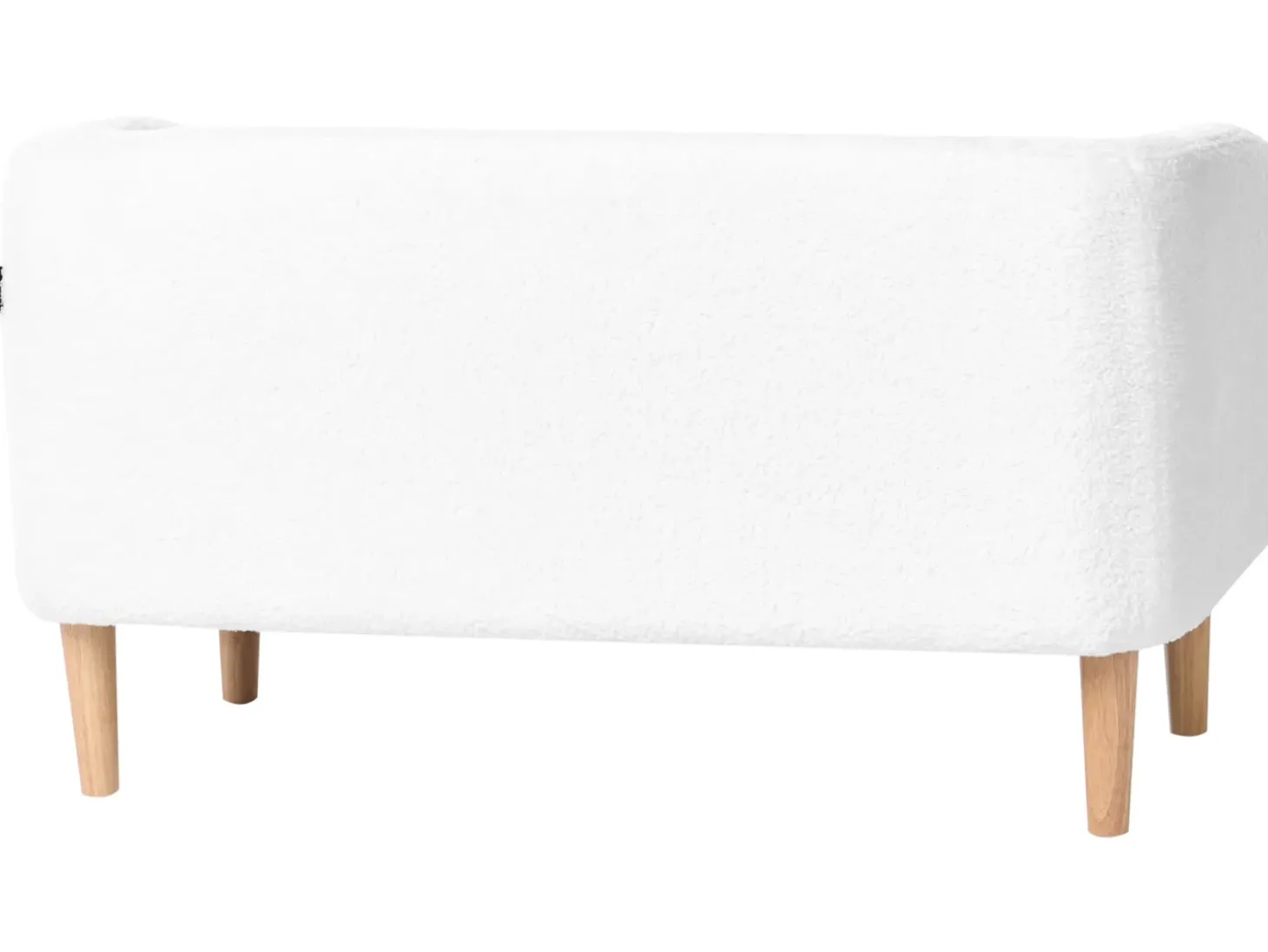 Clearance Sofa dziecięca DAGALI Boucle Biały Dzieci Sofy Dziecięce|Sofy Dziecięce