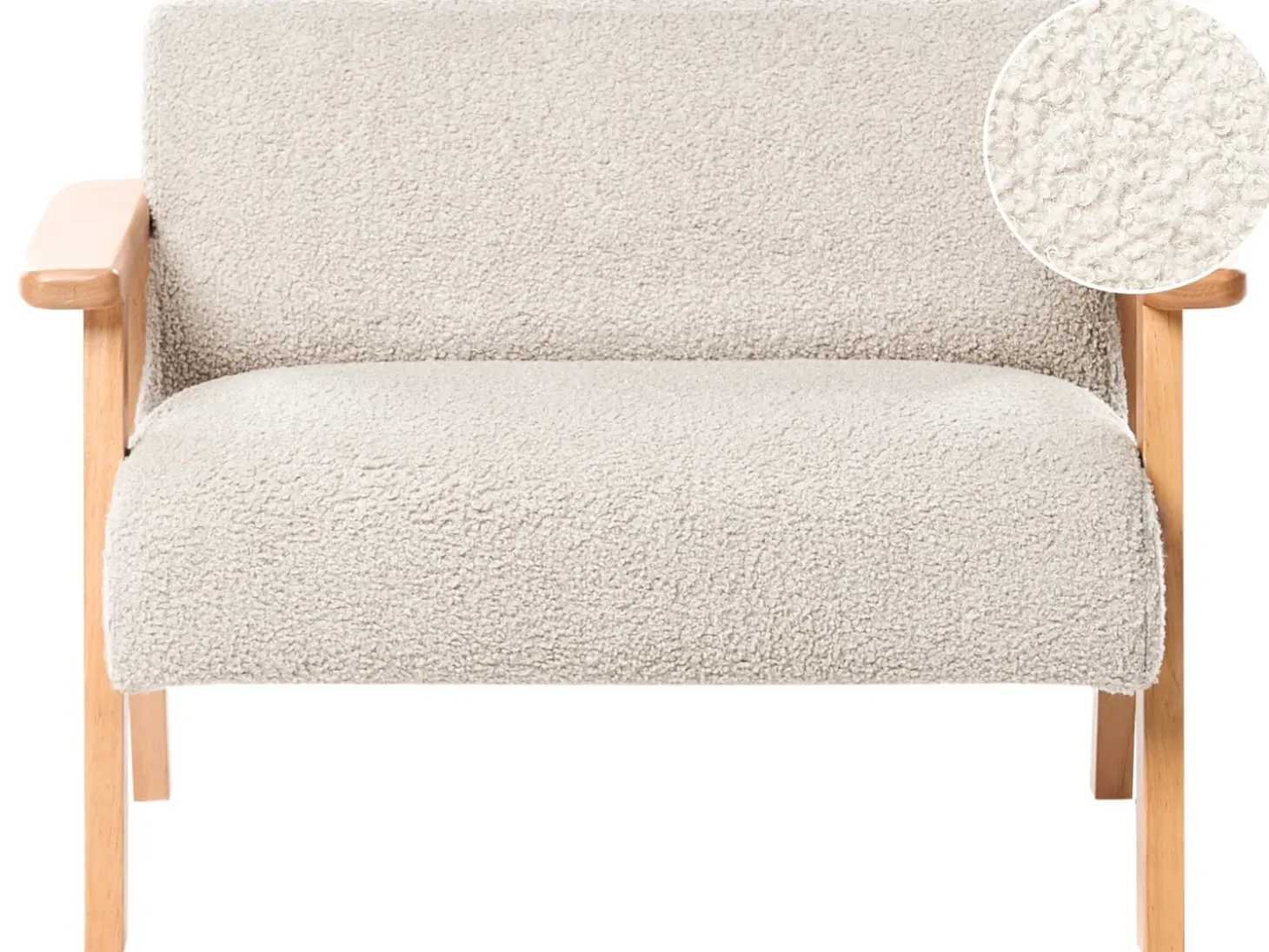 Hot Sofa dziecięca LALMO Boucle Beżowy Dzieci Sofy Dziecięce|Sofy Dziecięce