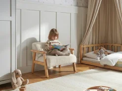 Hot Sofa dziecięca LALMO Boucle Beżowy Dzieci Sofy Dziecięce|Sofy Dziecięce