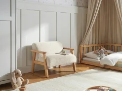 Hot Sofa dziecięca LALMO Boucle Beżowy Dzieci Sofy Dziecięce|Sofy Dziecięce
