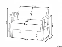 Sofa dziecięca LALMO Boucle Dzieci Sofy Dziecięce|Sofy Dziecięce