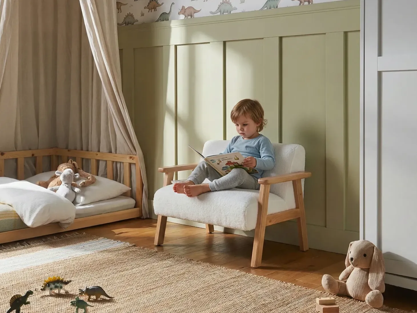 Sofa dziecięca LALMO Boucle Dzieci Sofy Dziecięce|Sofy Dziecięce