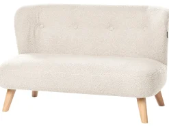 Clearance Sofa dziecięca LOTE Boucle Beżowy Dzieci Sofy Dziecięce|Sofy Dziecięce