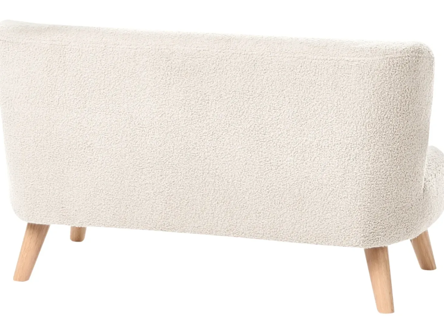 Clearance Sofa dziecięca LOTE Boucle Beżowy Dzieci Sofy Dziecięce|Sofy Dziecięce