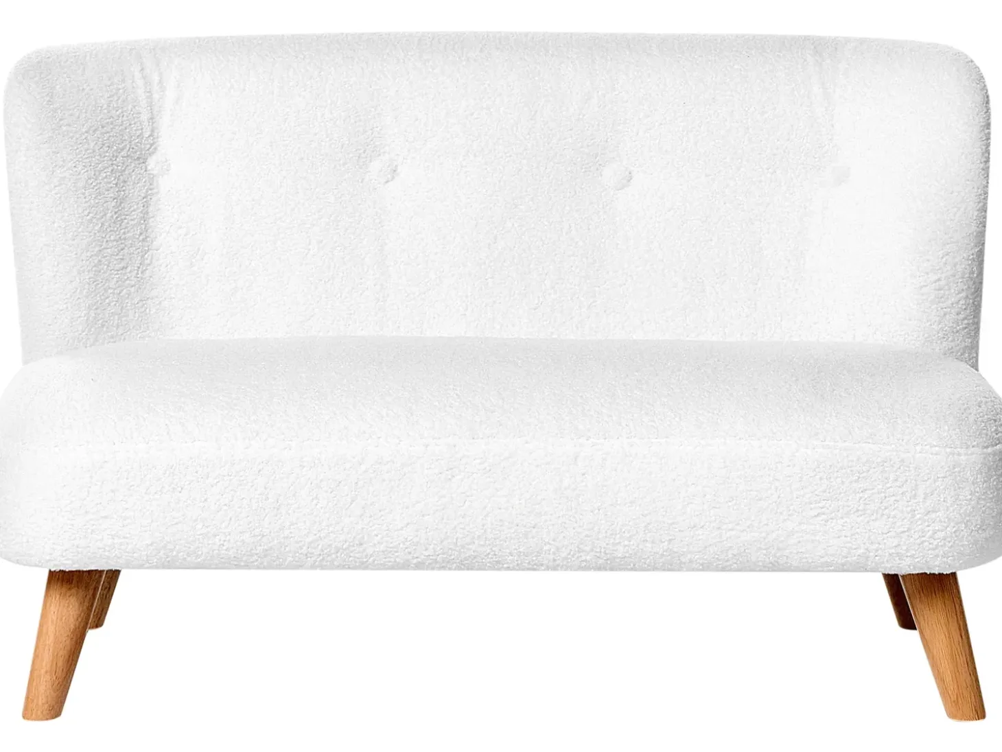 Hot Sofa dziecięca LOTE Boucle Biały Dzieci Sofy Dziecięce|Sofy Dziecięce