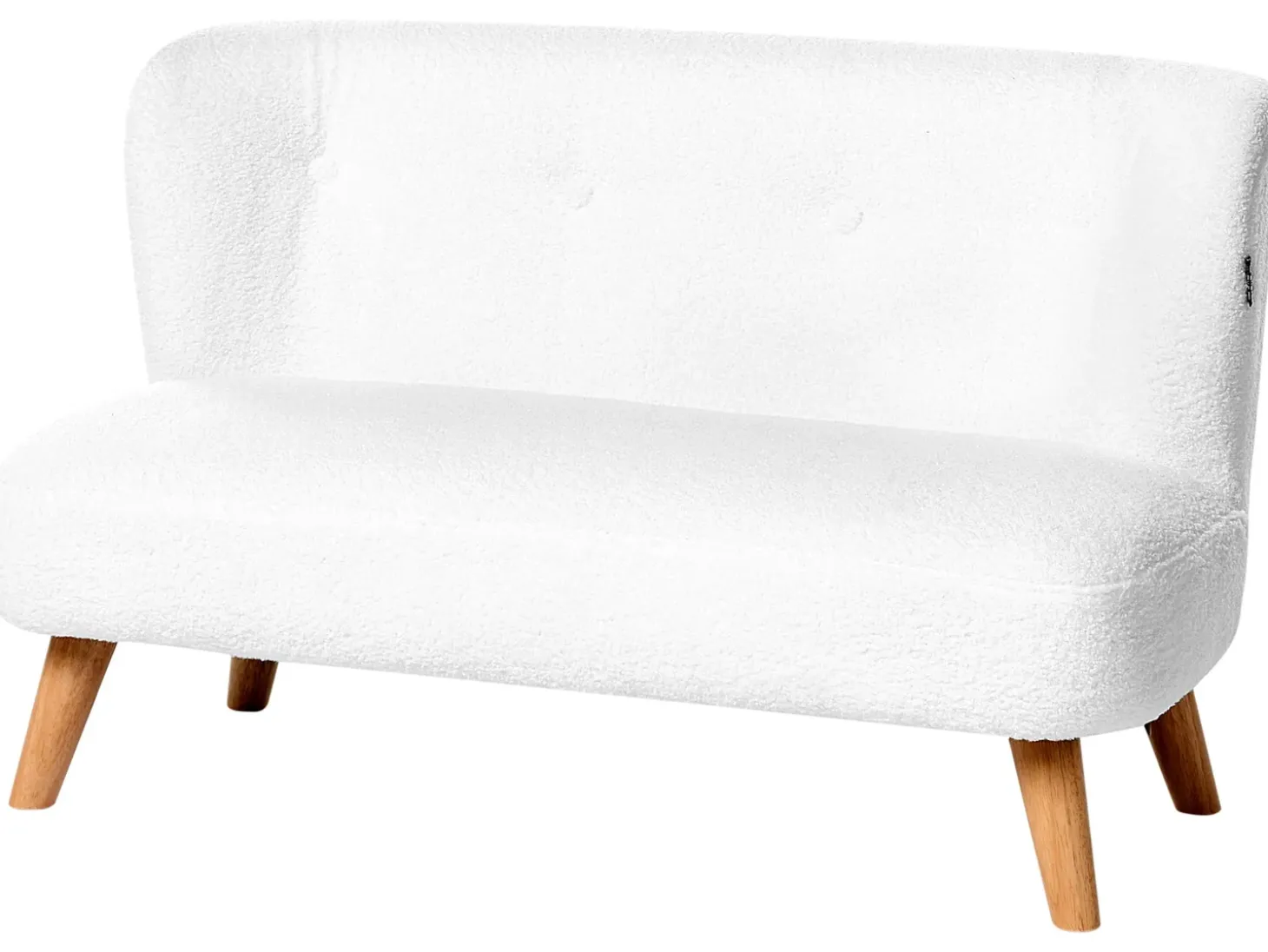 Hot Sofa dziecięca LOTE Boucle Biały Dzieci Sofy Dziecięce|Sofy Dziecięce