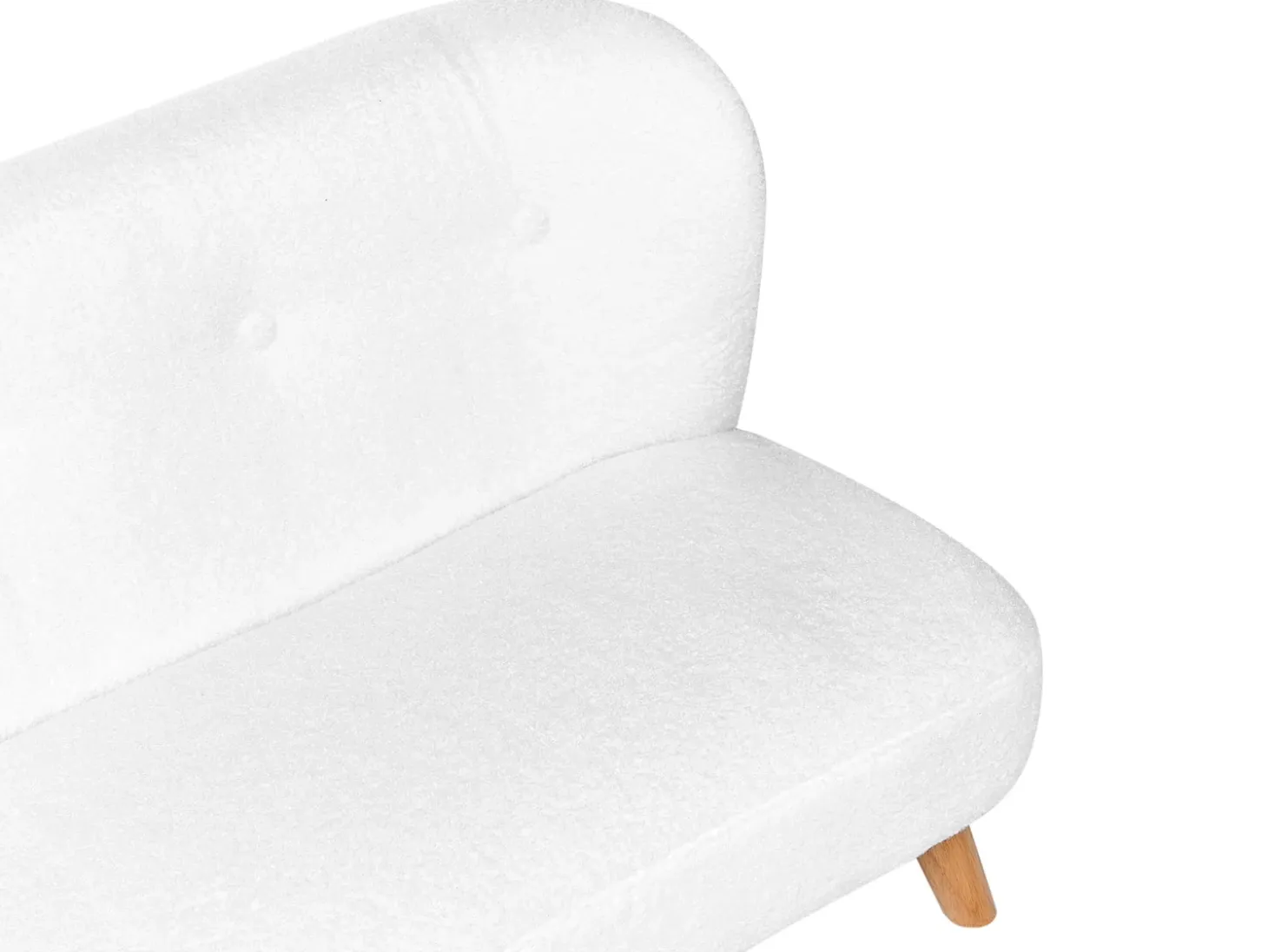 Hot Sofa dziecięca LOTE Boucle Biały Dzieci Sofy Dziecięce|Sofy Dziecięce