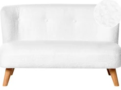 Hot Sofa dziecięca LOTE Boucle Biały Dzieci Sofy Dziecięce|Sofy Dziecięce