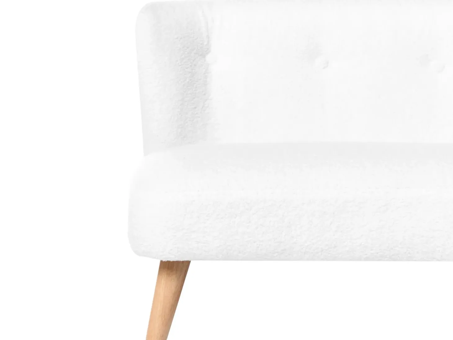 Hot Sofa dziecięca LOTE Boucle Biały Dzieci Sofy Dziecięce|Sofy Dziecięce