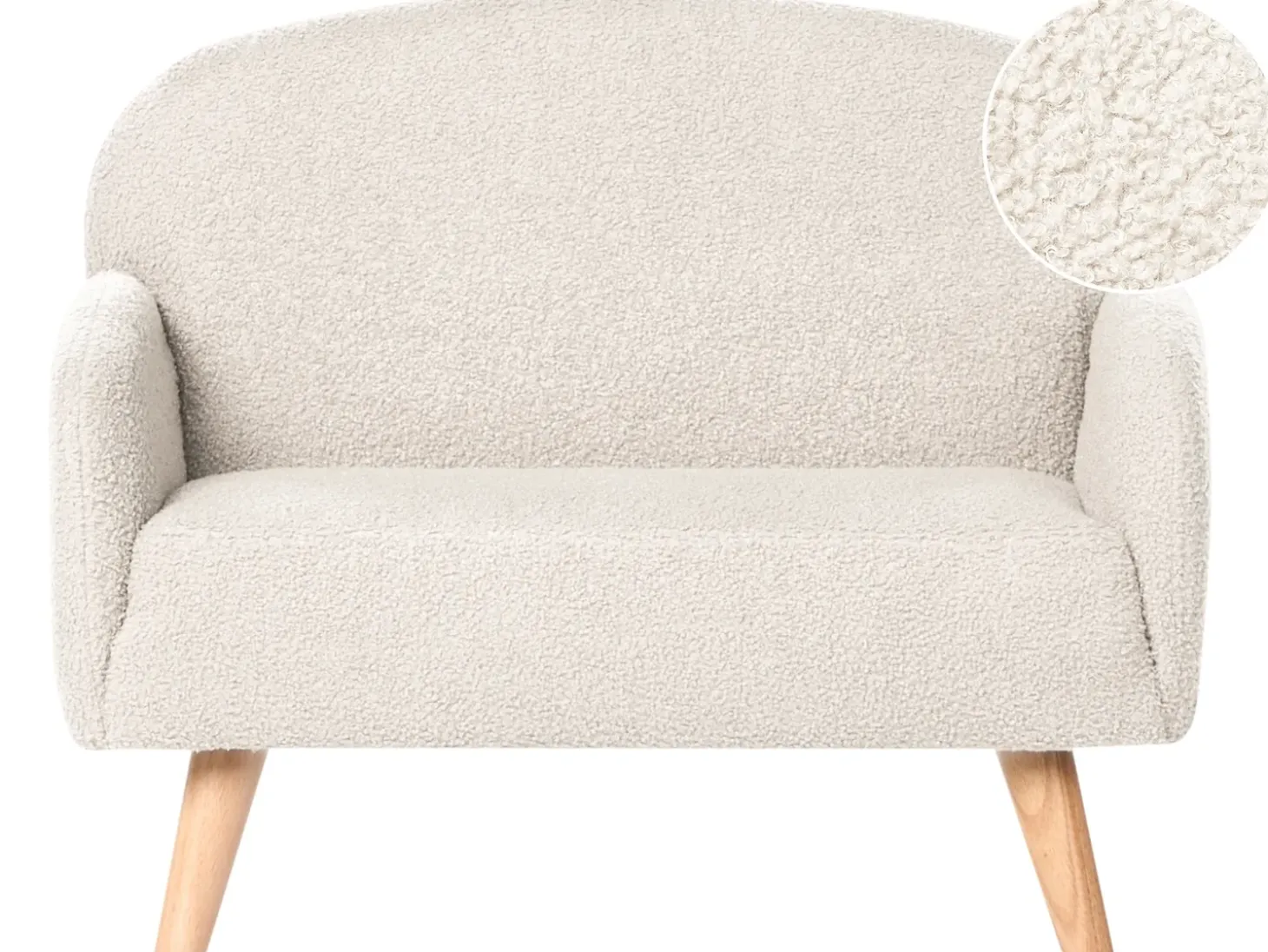 New Sofa dziecięca OTTAL Boucle Beżowy Dzieci Sofy Dziecięce|Sofy Dziecięce