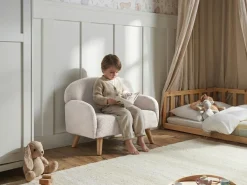 New Sofa dziecięca OTTAL Boucle Beżowy Dzieci Sofy Dziecięce|Sofy Dziecięce