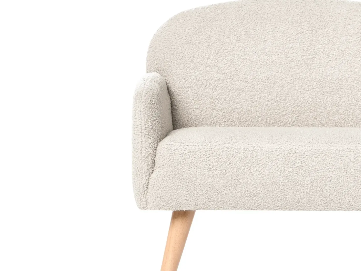 New Sofa dziecięca OTTAL Boucle Beżowy Dzieci Sofy Dziecięce|Sofy Dziecięce