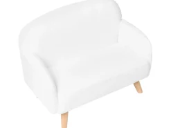 Discount Sofa dziecięca OTTAL Boucle Biały Dzieci Sofy Dziecięce|Sofy Dziecięce
