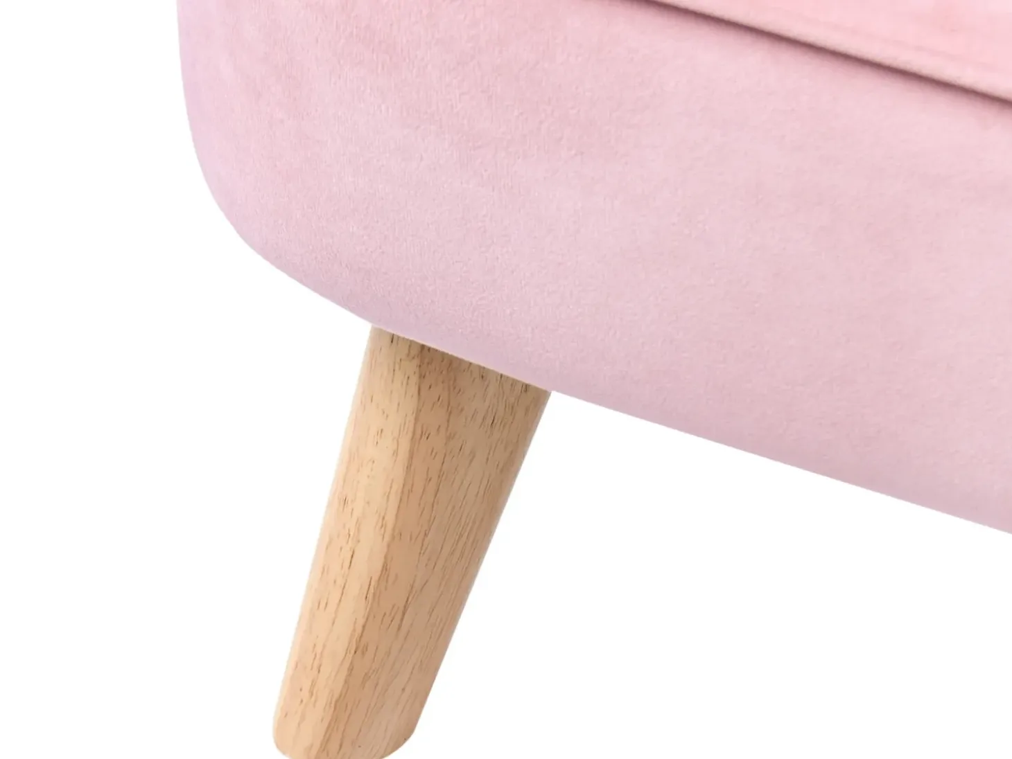 Sale Sofa dziecięca RISBY Welur Różowy Dzieci Sofy Dziecięce|Sofy Dziecięce