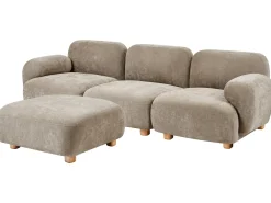 Discount Sofa modułowa dla 3 osób AMLI Beżowy z otomaną Wszystkie Sofy|Kolekcje Sof