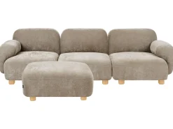 Discount Sofa modułowa dla 3 osób AMLI Beżowy z otomaną Wszystkie Sofy|Kolekcje Sof