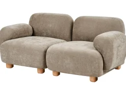 Hot Sofa modułowa dla 2 osób AMLI Beżowy Wszystkie Sofy|Sofy Dwuosobowe