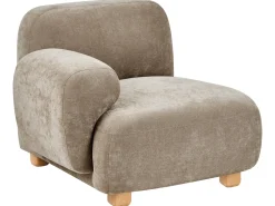 Best Sofa modułowa dla 2 osób AMLI Beżowy z otomaną Wszystkie Sofy|Sofy Dwuosobowe