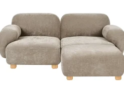 Best Sofa modułowa dla 2 osób AMLI Beżowy z otomaną Wszystkie Sofy|Sofy Dwuosobowe
