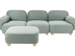 Best Sofa modułowa dla 3 osób AMLI Jasnozielony z otomaną Wszystkie Sofy|Kolekcje Sof