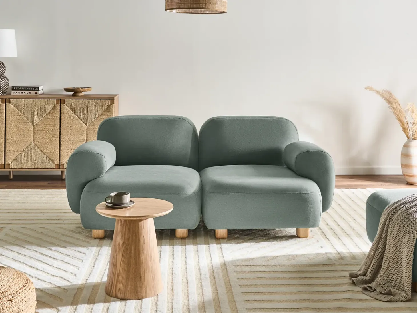 Best Sofa modułowa dla 2 osób AMLI Jasnozielony Wszystkie Sofy|Sofy Dwuosobowe