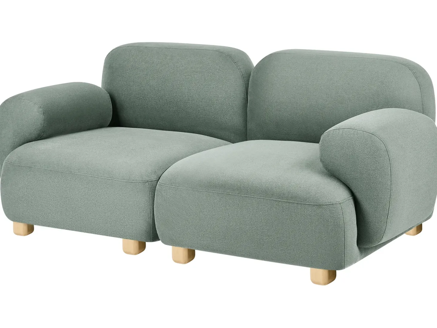 Best Sofa modułowa dla 2 osób AMLI Jasnozielony Wszystkie Sofy|Sofy Dwuosobowe
