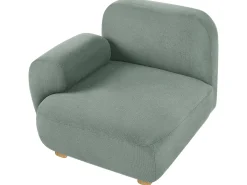 Sofa modułowa dla 2 osób AMLI Jasnozielony z otomaną Wszystkie Sofy|Sofy Dwuosobowe