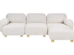 Clearance Sofa modułowa dla 3 osób AMLI Złamana biel Boucle z otomaną Wszystkie Sofy|Kolekcje Sof