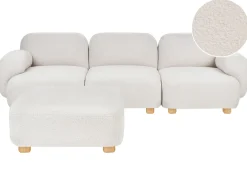 Clearance Sofa modułowa dla 3 osób AMLI Złamana biel Boucle z otomaną Wszystkie Sofy|Kolekcje Sof