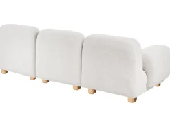 Clearance Sofa modułowa dla 3 osób AMLI Złamana biel Boucle z otomaną Wszystkie Sofy|Kolekcje Sof