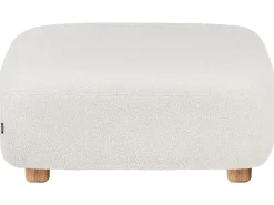 Sale Sofa modułowa dla 2 osób AMLI Złamana biel Boucle z otomaną Wszystkie Sofy|Sofy Dwuosobowe