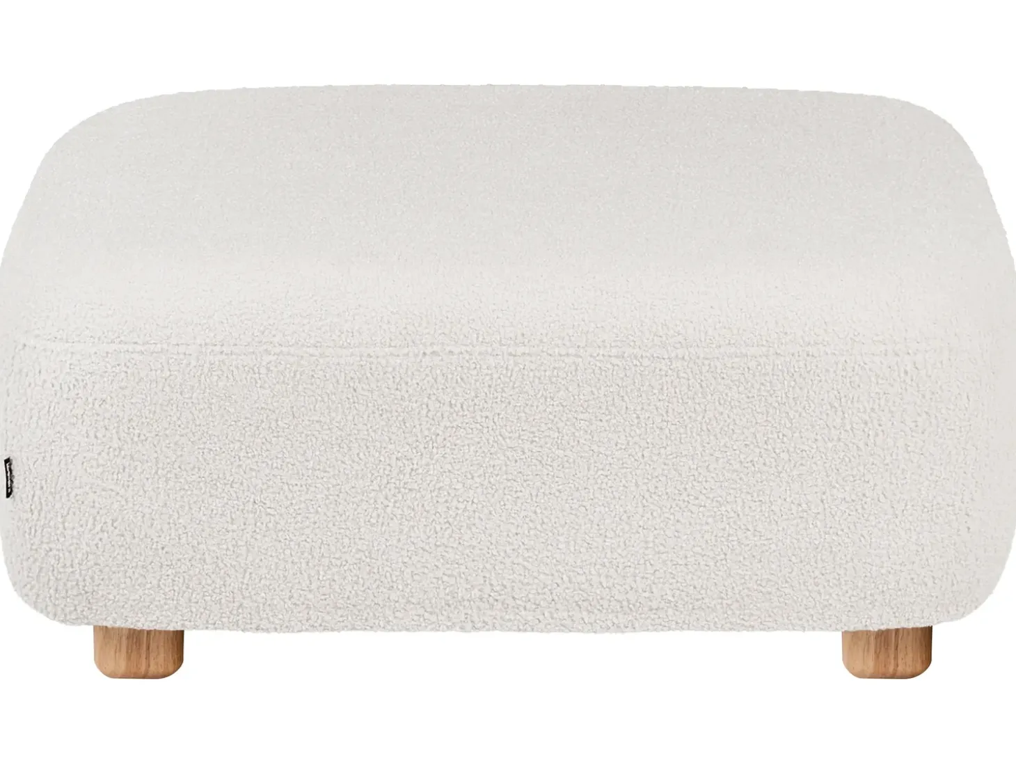 Sale Sofa modułowa dla 2 osób AMLI Złamana biel Boucle z otomaną Wszystkie Sofy|Sofy Dwuosobowe