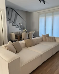 Outlet Sofa modułowa dla 3 osób ARDAL Złamana biel Boucle Wszystkie Sofy|Kolekcje Sof