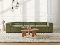 Clearance dla 3 osób ARDAL Zielony Sztruks Wszystkie Sofy|Kolekcje Sof