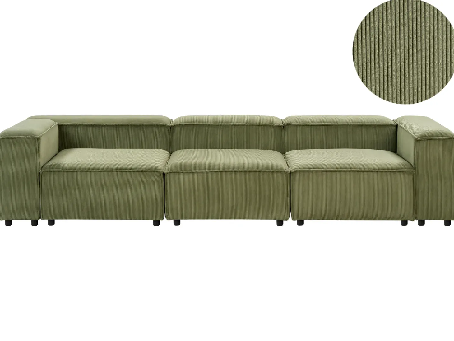 Clearance dla 3 osób ARDAL Zielony Sztruks Wszystkie Sofy|Kolekcje Sof