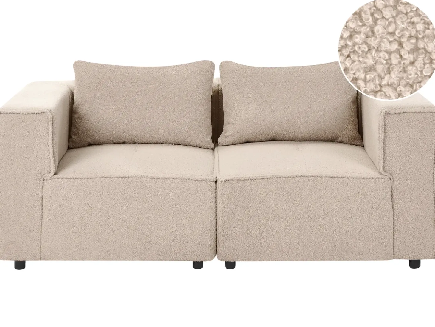 Sale Sofa modułowa dla 2 osób AXEBO Boucle Wszystkie Sofy|Sofy Dwuosobowe