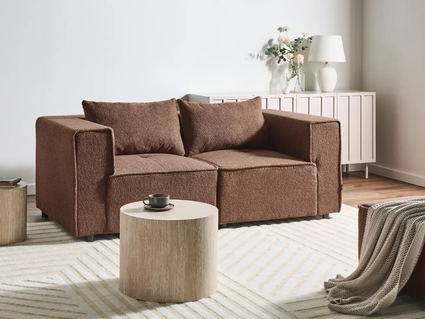 Online Sofa modułowa dla 2 osób AXEBO Boucle Wszystkie Sofy|Sofy Dwuosobowe