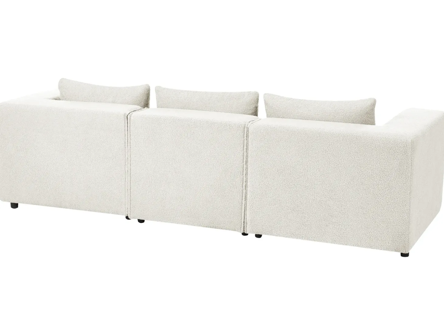 Online Sofa modułowa dla 3 osób AXEBO Złamana biel Boucle Wszystkie Sofy|Kolekcje Sof