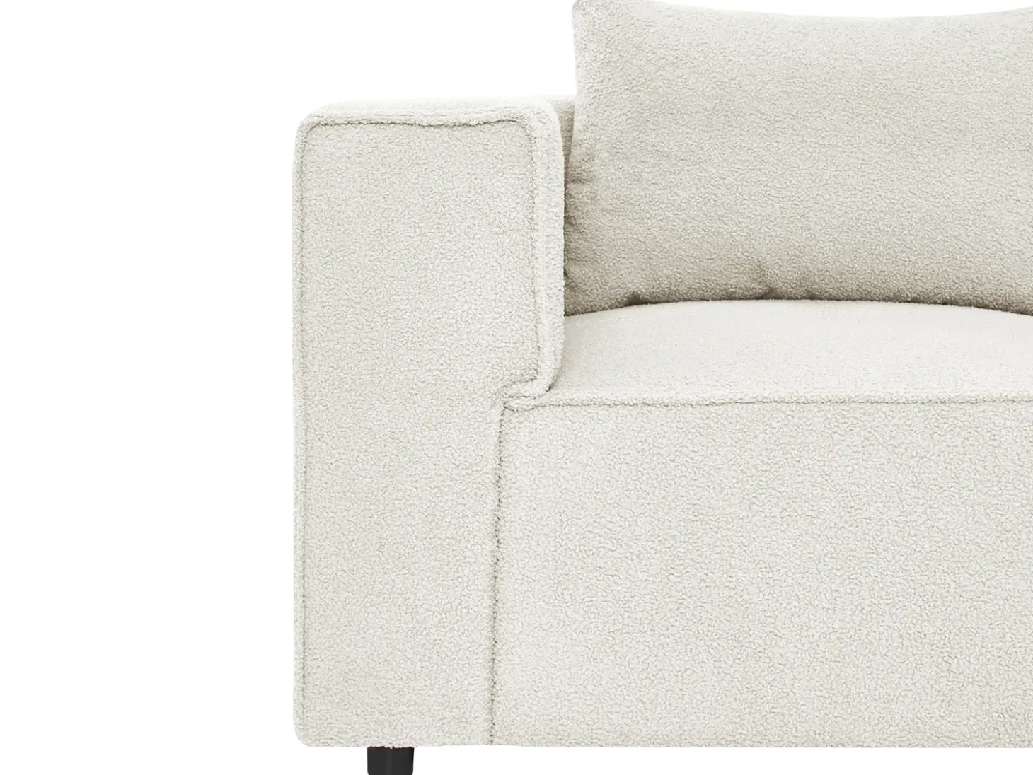Online Sofa modułowa dla 3 osób AXEBO Złamana biel Boucle Wszystkie Sofy|Kolekcje Sof