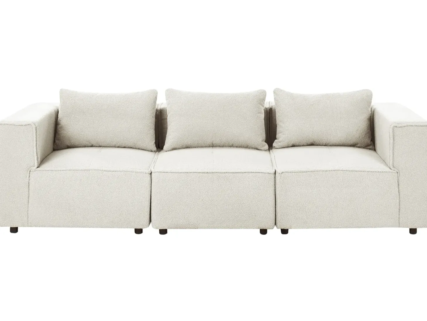 Online Sofa modułowa dla 3 osób AXEBO Złamana biel Boucle Wszystkie Sofy|Kolekcje Sof