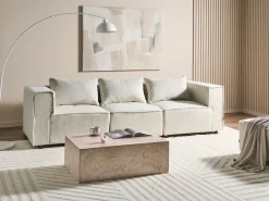 Online Sofa modułowa dla 3 osób AXEBO Złamana biel Boucle Wszystkie Sofy|Kolekcje Sof